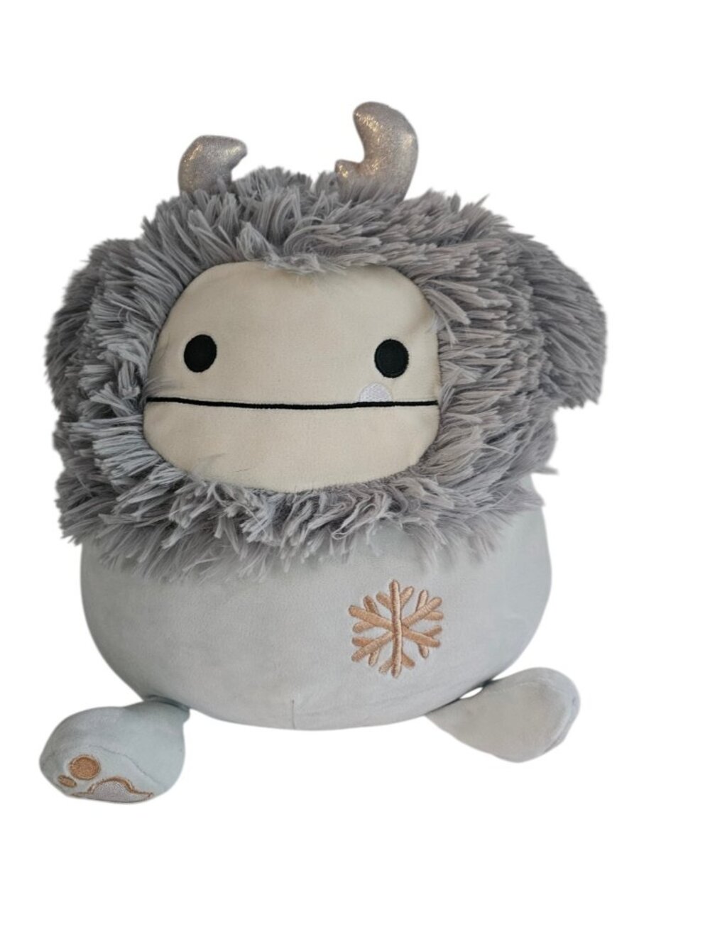 Squishmallows Bigfoot Evita 7” Kellytoy RARE Snowflake 2022